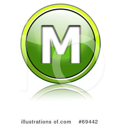 Royalty-Free (RF) Shiny Green Button Clipart Illustration by chrisroll - Stock Sample #69442