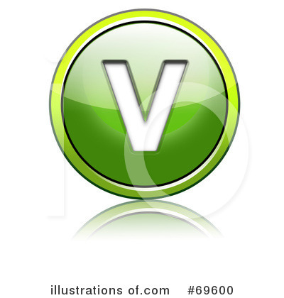 Royalty-Free (RF) Shiny Green Button Clipart Illustration by chrisroll - Stock Sample #69600