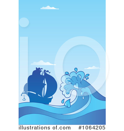 Royalty-Free (RF) Ship Clipart Illustration by visekart - Stock Sample #1064205