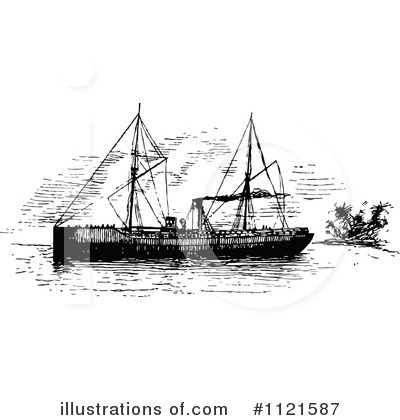 Ship Clipart #1121587 by Prawny Vintage