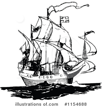 Ship Clipart #1154688 by Prawny Vintage