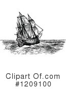 Ship Clipart #1209100 by Prawny Vintage