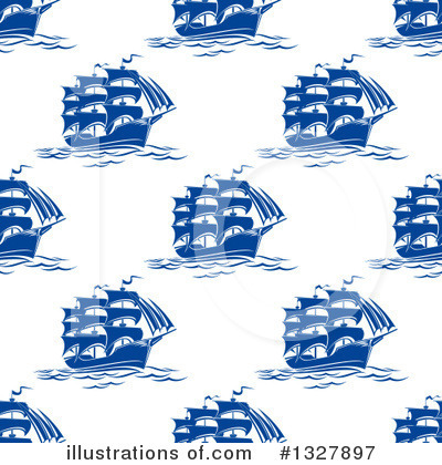 Royalty-Free (RF) Ship Clipart Illustration by Vector Tradition SM - Stock Sample #1327897