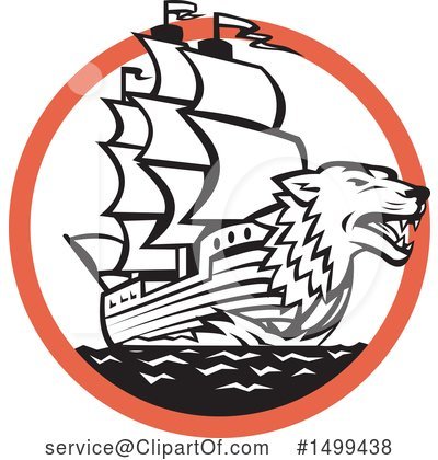 Royalty-Free (RF) Ship Clipart Illustration by patrimonio - Stock Sample #1499438