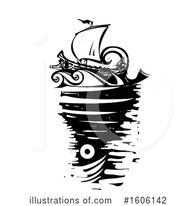 Royalty-Free (RF) Ship Clipart Illustration by xunantunich - Stock Sample #1606142