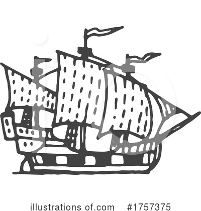 Royalty-Free (RF) Ship Clipart Illustration by Vector Tradition SM - Stock Sample #1757375