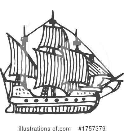 Royalty-Free (RF) Ship Clipart Illustration by Vector Tradition SM - Stock Sample #1757379
