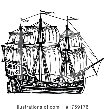 Royalty-Free (RF) Ship Clipart Illustration by Vector Tradition SM - Stock Sample #1759176
