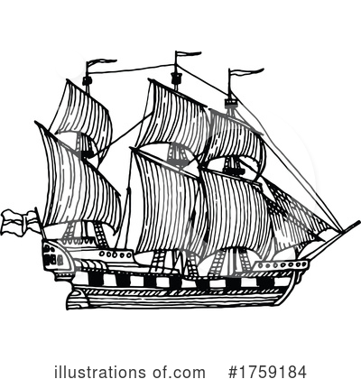 Royalty-Free (RF) Ship Clipart Illustration by Vector Tradition SM - Stock Sample #1759184