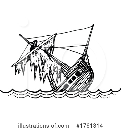 Royalty-Free (RF) Ship Clipart Illustration by Vector Tradition SM - Stock Sample #1761314