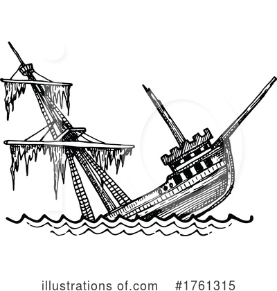 Royalty-Free (RF) Ship Clipart Illustration by Vector Tradition SM - Stock Sample #1761315