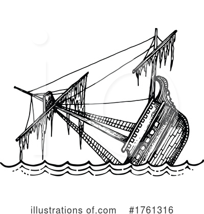 Royalty-Free (RF) Ship Clipart Illustration by Vector Tradition SM - Stock Sample #1761316