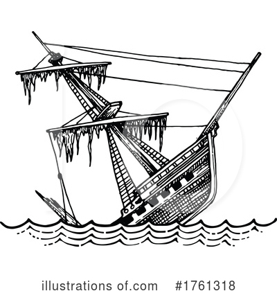 Royalty-Free (RF) Ship Clipart Illustration by Vector Tradition SM - Stock Sample #1761318