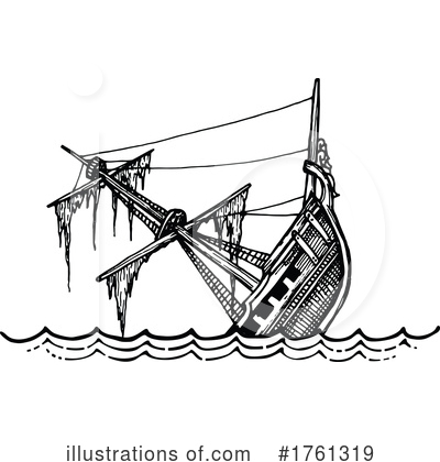 Royalty-Free (RF) Ship Clipart Illustration by Vector Tradition SM - Stock Sample #1761319