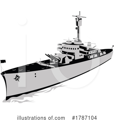 Battleship Clipart #1787104 by patrimonio