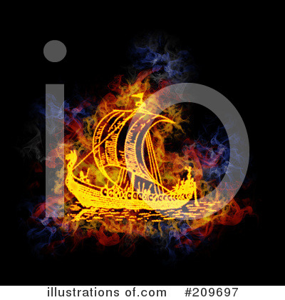 Flames Clipart #209697 by Michael Schmeling