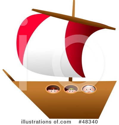 Royalty-Free (RF) Ship Clipart Illustration by Prawny - Stock Sample #48340