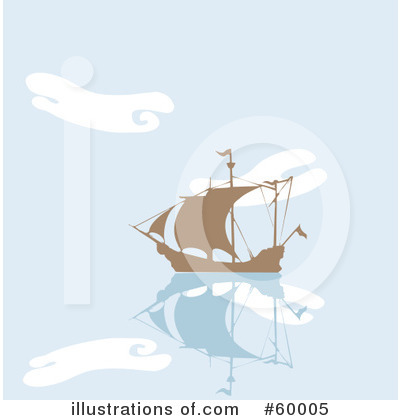 Royalty-Free (RF) Ship Clipart Illustration by xunantunich - Stock Sample #60005