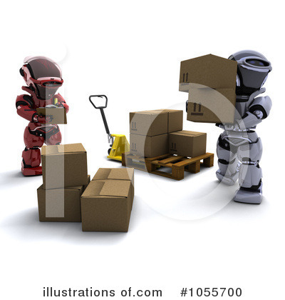Royalty-Free (RF) Shipping Clipart Illustration by KJ Pargeter - Stock Sample #1055700