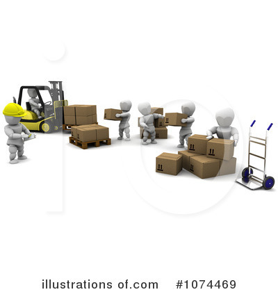 Royalty-Free (RF) Shipping Clipart Illustration by KJ Pargeter - Stock Sample #1074469