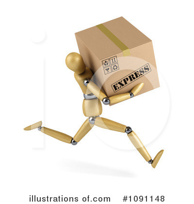 Wood Mannequin Clipart #1091148 by stockillustrations