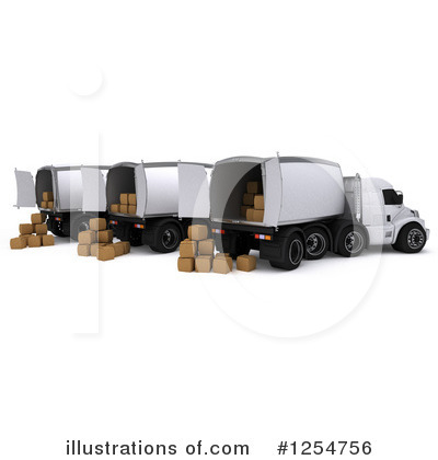 Royalty-Free (RF) Shipping Clipart Illustration by KJ Pargeter - Stock Sample #1254756