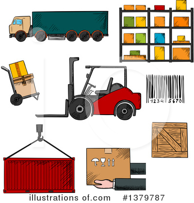 Royalty-Free (RF) Shipping Clipart Illustration by Vector Tradition SM - Stock Sample #1379787