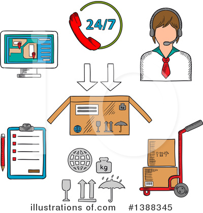 Cargo Clipart #1388345 by Vector Tradition SM