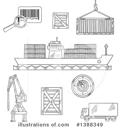 Container Clipart #1388349 by Vector Tradition SM