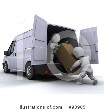 Royalty-Free (RF) Shipping Clipart Illustration by KJ Pargeter - Stock Sample #98905
