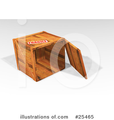 Wooden Crate Clipart #25465 by KJ Pargeter