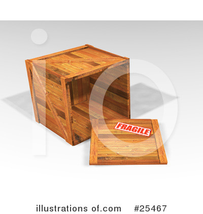 Wooden Box Clipart #25467 by KJ Pargeter