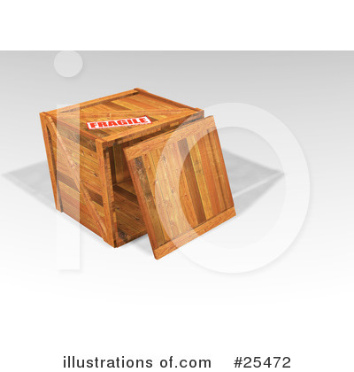 Royalty-Free (RF) Shipping Crate Clipart Illustration by KJ Pargeter - Stock Sample #25472