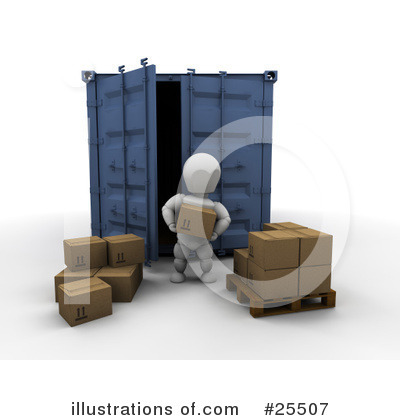 Warehouse Clipart #25507 by KJ Pargeter
