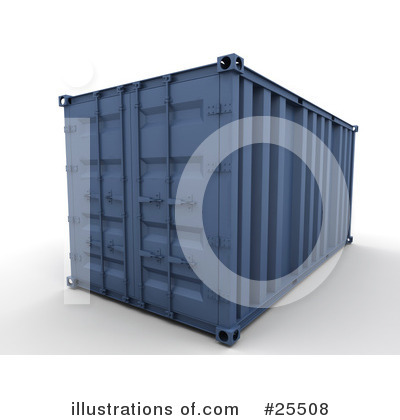 Royalty-Free (RF) Shipping Industry Clipart Illustration by KJ Pargeter - Stock Sample #25508