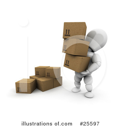 Royalty-Free (RF) Shipping Industry Clipart Illustration by KJ Pargeter - Stock Sample #25597