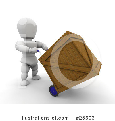Shipping Crate Clipart #25603 by KJ Pargeter