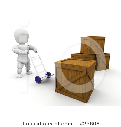 Royalty-Free (RF) Shipping Industry Clipart Illustration by KJ Pargeter - Stock Sample #25608