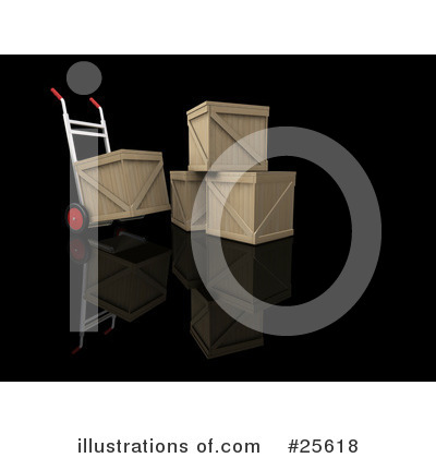 Shipping Crate Clipart #25618 by KJ Pargeter