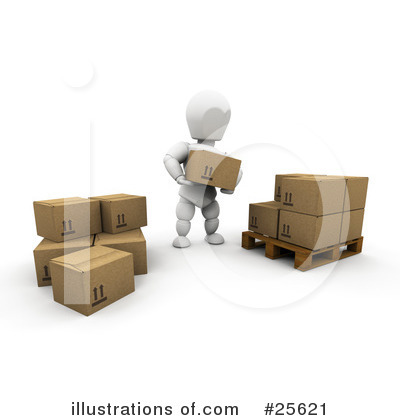Royalty-Free (RF) Shipping Industry Clipart Illustration by KJ Pargeter - Stock Sample #25621