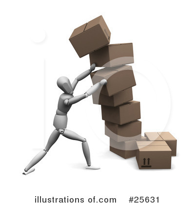 Royalty-Free (RF) Shipping Industry Clipart Illustration by KJ Pargeter - Stock Sample #25631