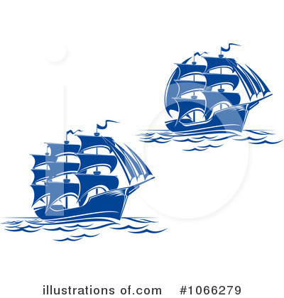 Royalty-Free (RF) Ships Clipart Illustration by Vector Tradition SM - Stock Sample #1066279
