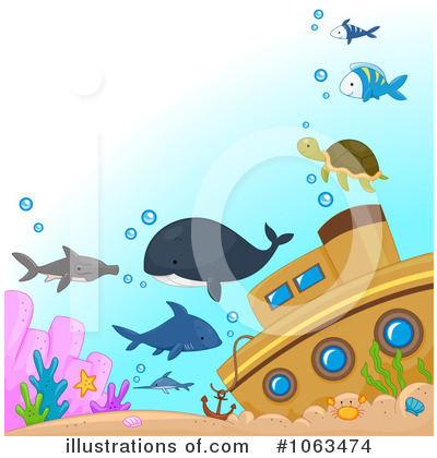 Royalty-Free (RF) Shipwreck Clipart Illustration by BNP Design Studio - Stock Sample #1063474