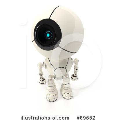 Robots Clipart #89652 by Leo Blanchette