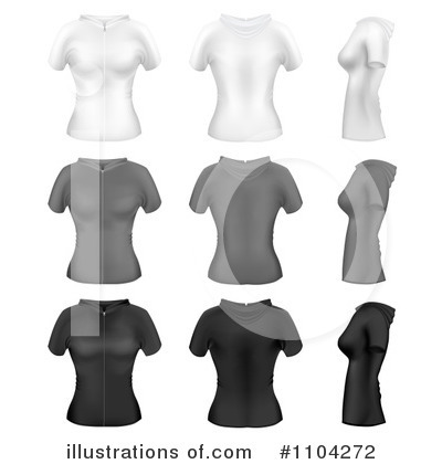 Royalty-Free (RF) Shirts Clipart Illustration by vectorace - Stock Sample #1104272