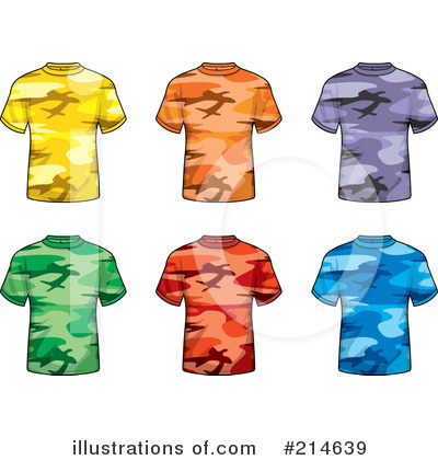 Royalty-Free (RF) Shirts Clipart Illustration by Cory Thoman - Stock Sample #214639