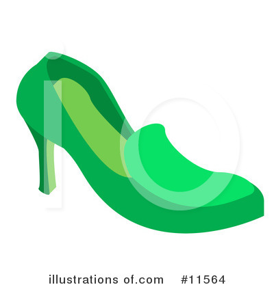 Royalty-Free (RF) Shoe Clipart Illustration by AtStockIllustration - Stock Sample #11564