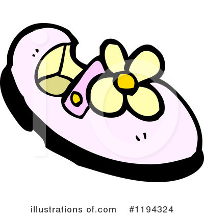 Royalty-Free (RF) Shoe Clipart Illustration by lineartestpilot - Stock Sample #1194324