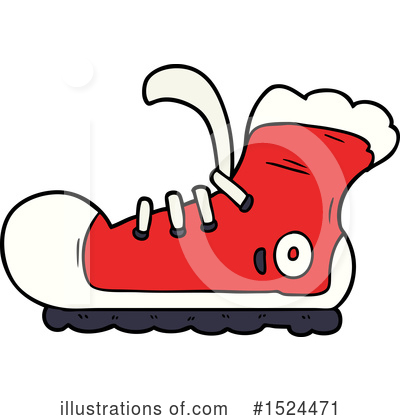 Royalty-Free (RF) Shoe Clipart Illustration by lineartestpilot - Stock Sample #1524471