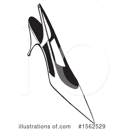 Royalty-Free (RF) Shoe Clipart Illustration by Dennis Holmes Designs - Stock Sample #1562529